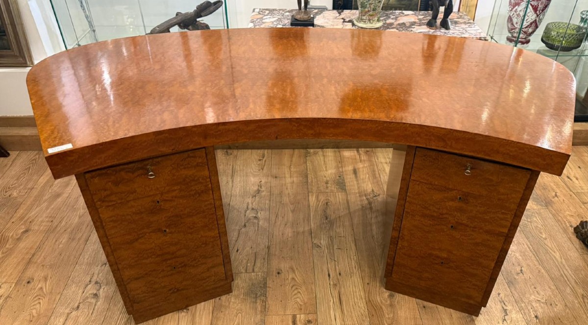 Bureau demi-lune  art-déco
