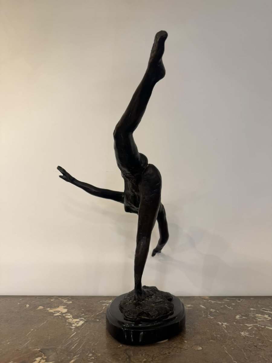 Reproduction Danseuse, grande arabesque, troisième temps d'après Edgar Degas-photo-3
