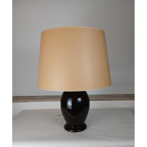lampe en terre cuite émaillée