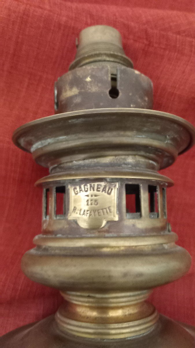 Chinese Porcelain Lamp Bronze From Maison Gagneau-photo-2