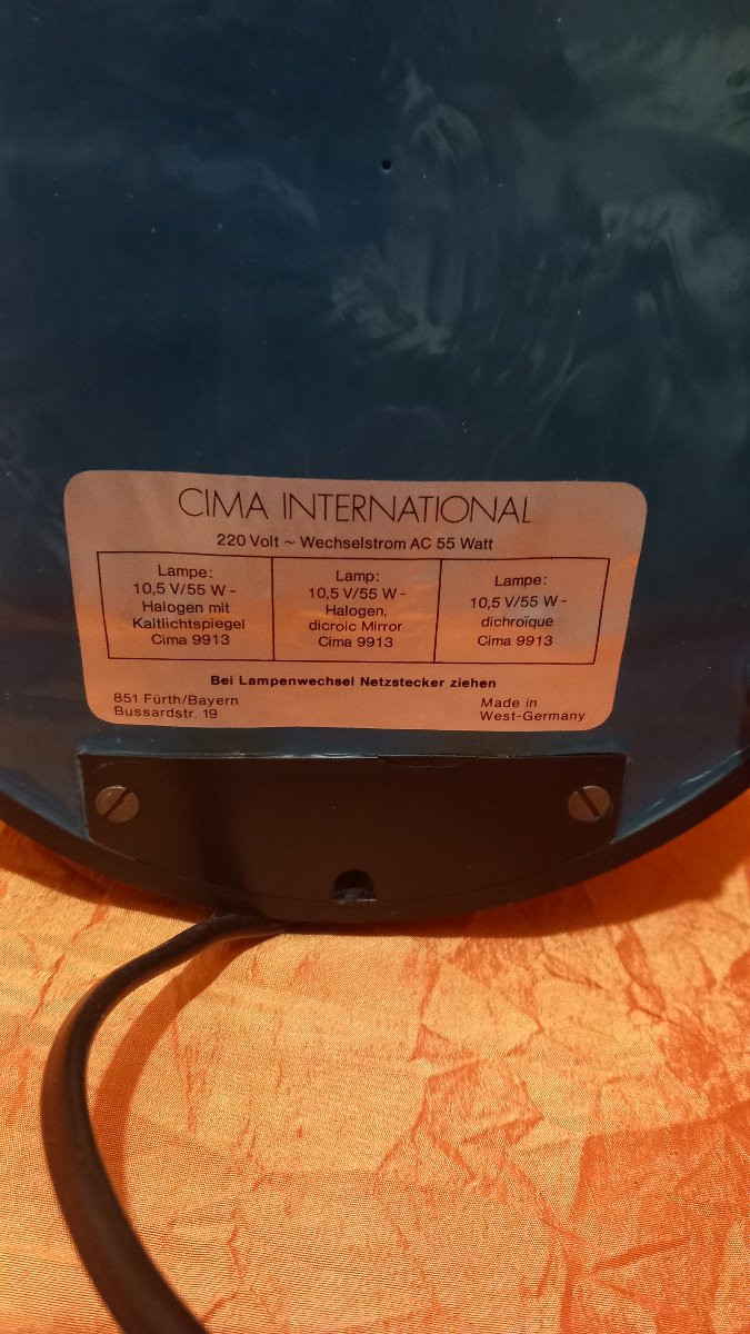 Cima International "space Age" Fiber Optic Lamp-photo-4