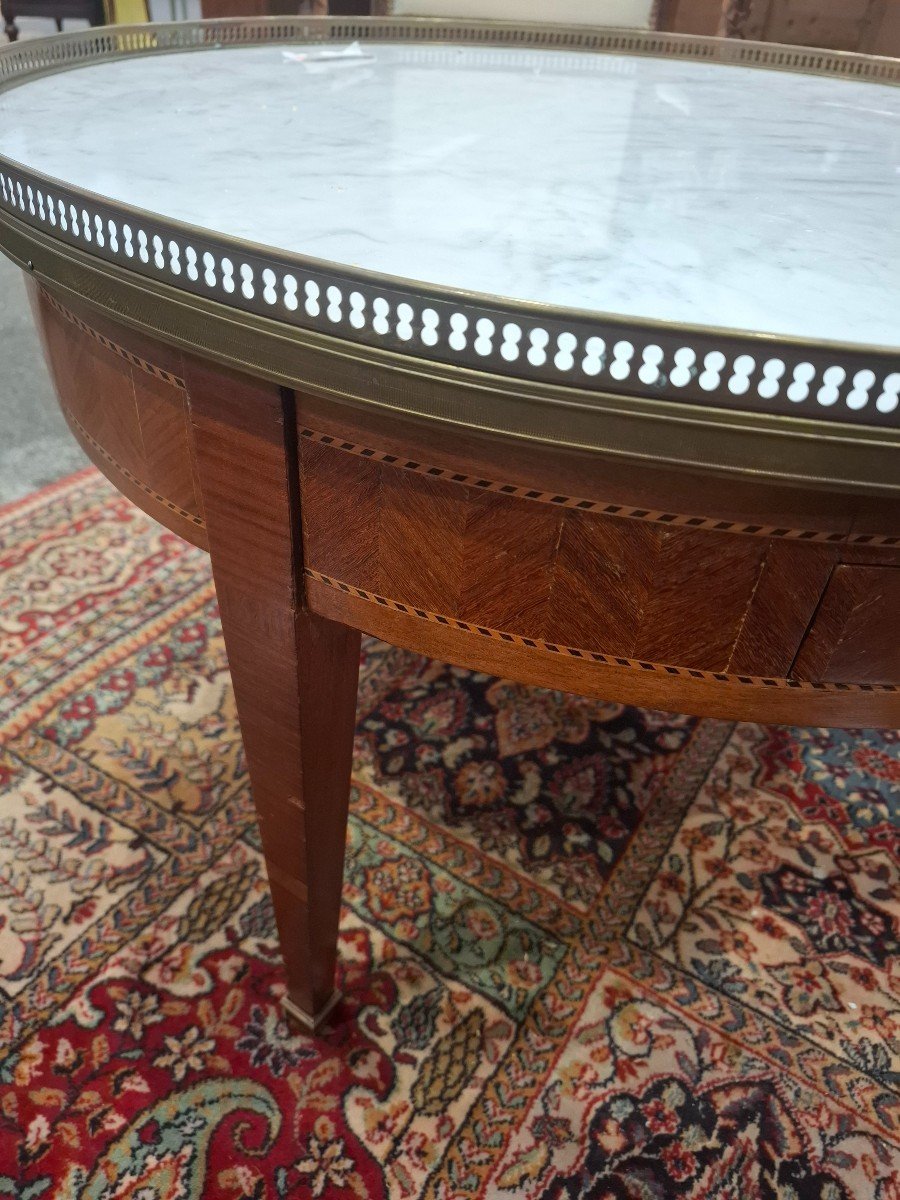 Table Bouillotte Dessus Marbre-photo-2