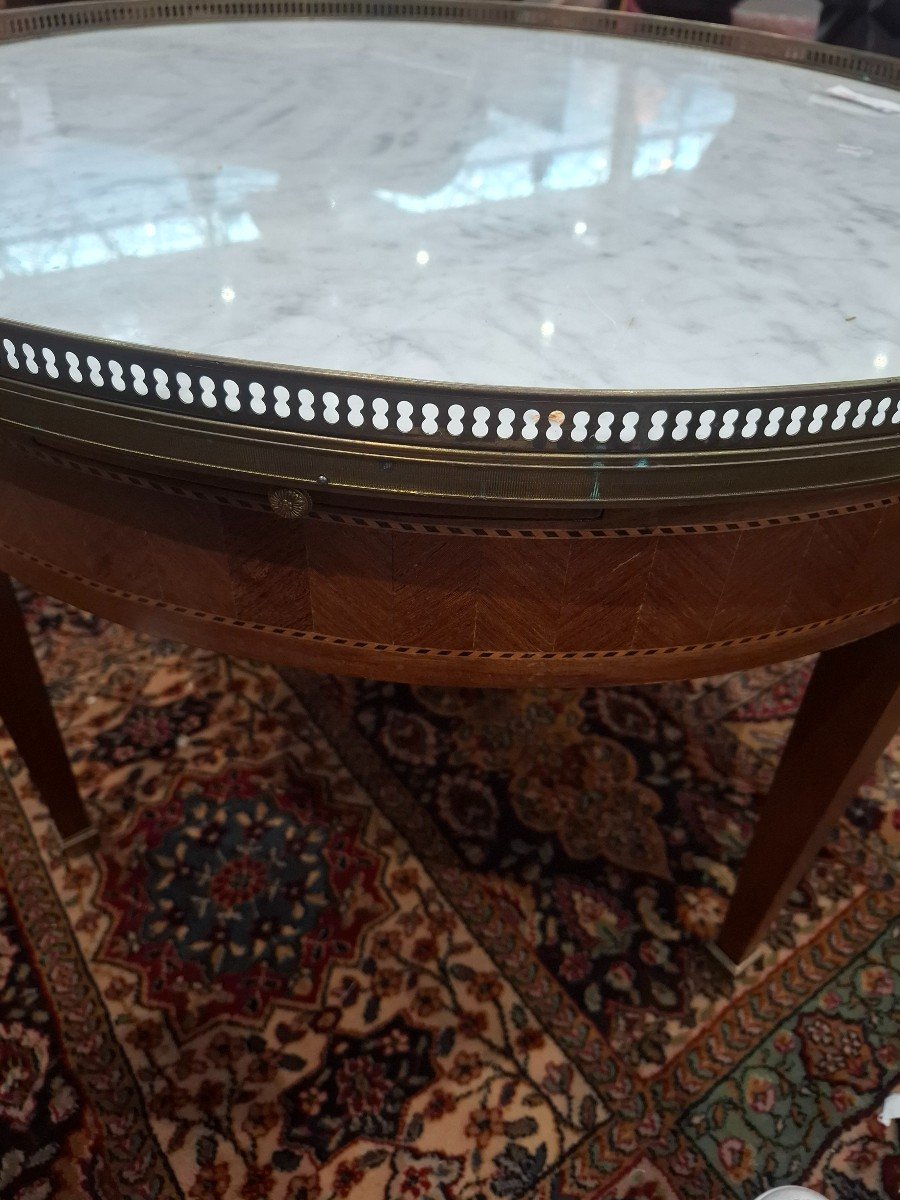 Table Bouillotte Dessus Marbre-photo-1