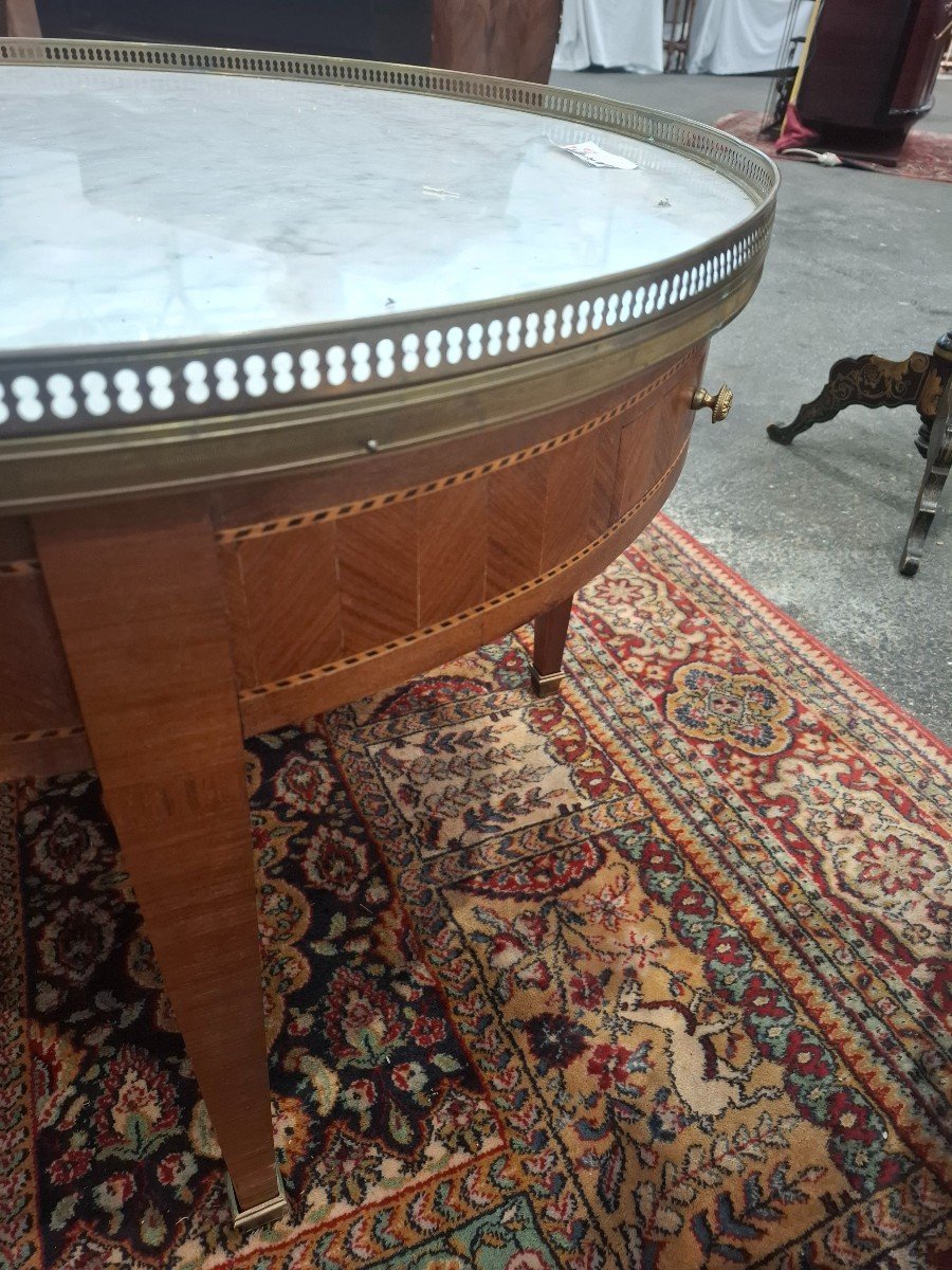 Table Bouillotte Dessus Marbre-photo-2