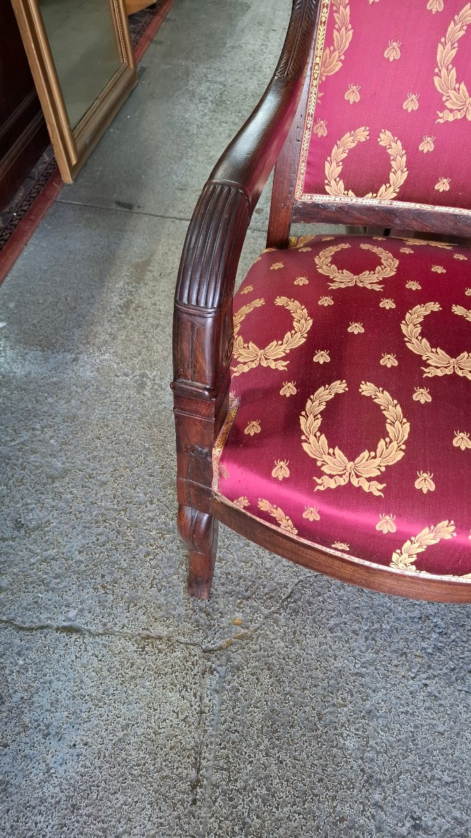 Fauteuil époque Empire-photo-3