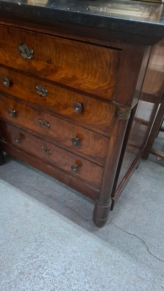 Commode empire en acajou-photo-2