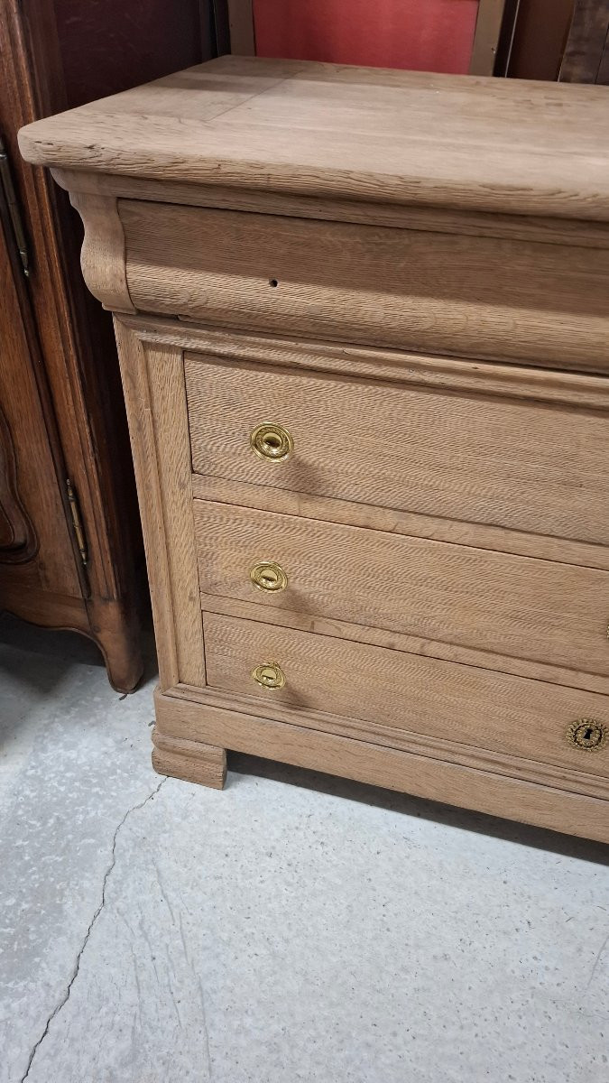 Commode décapée Louis Philippe -photo-3
