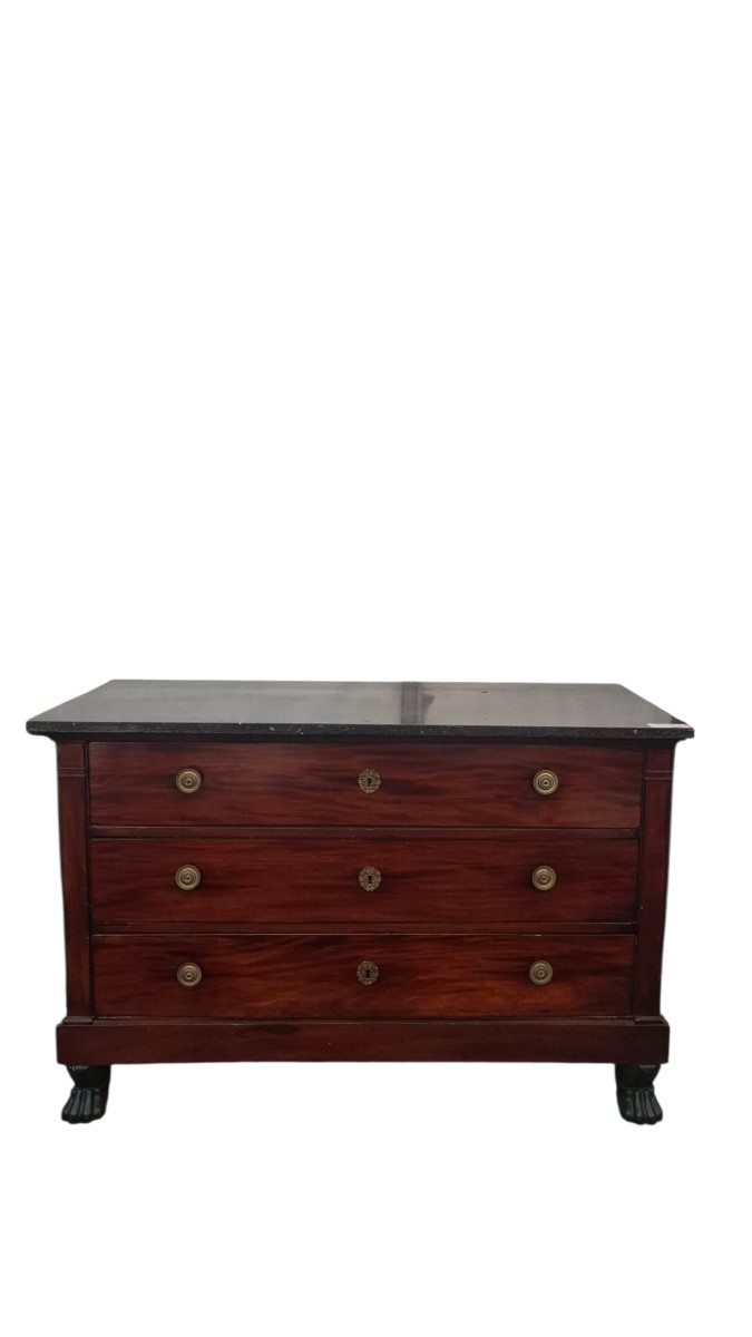 Commode en acajou retour d egypte 