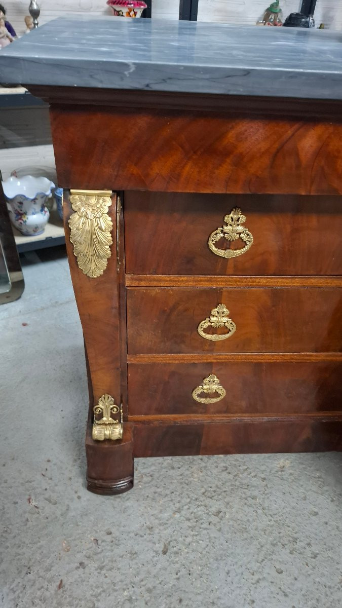 Commode empire en acajou-photo-3