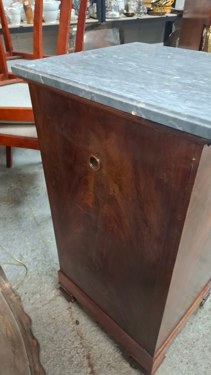 Empire Mahogany Bedside Table-photo-3