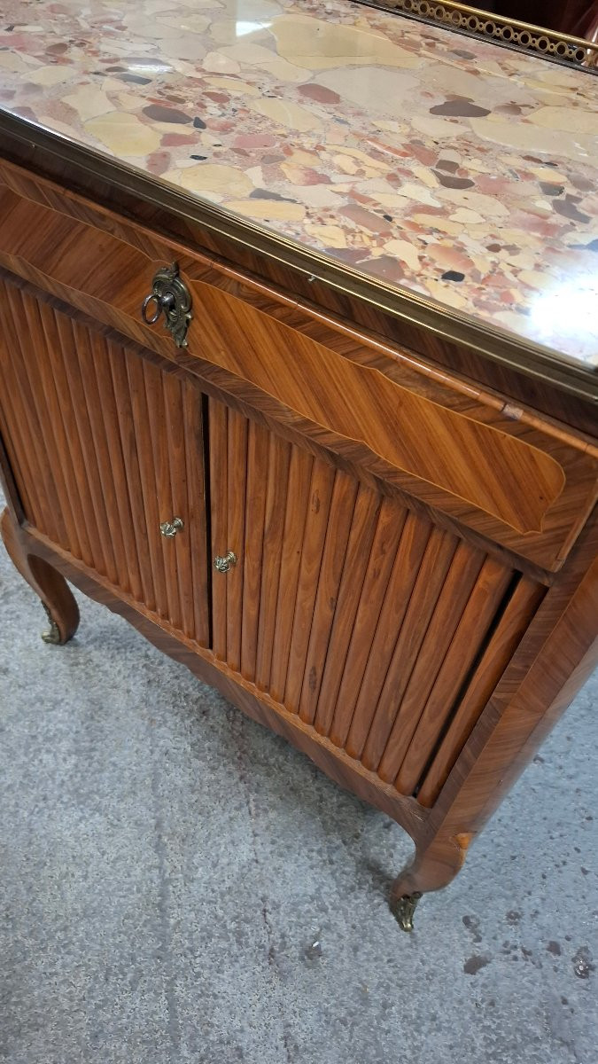Small Marquetry Sideboard -photo-4