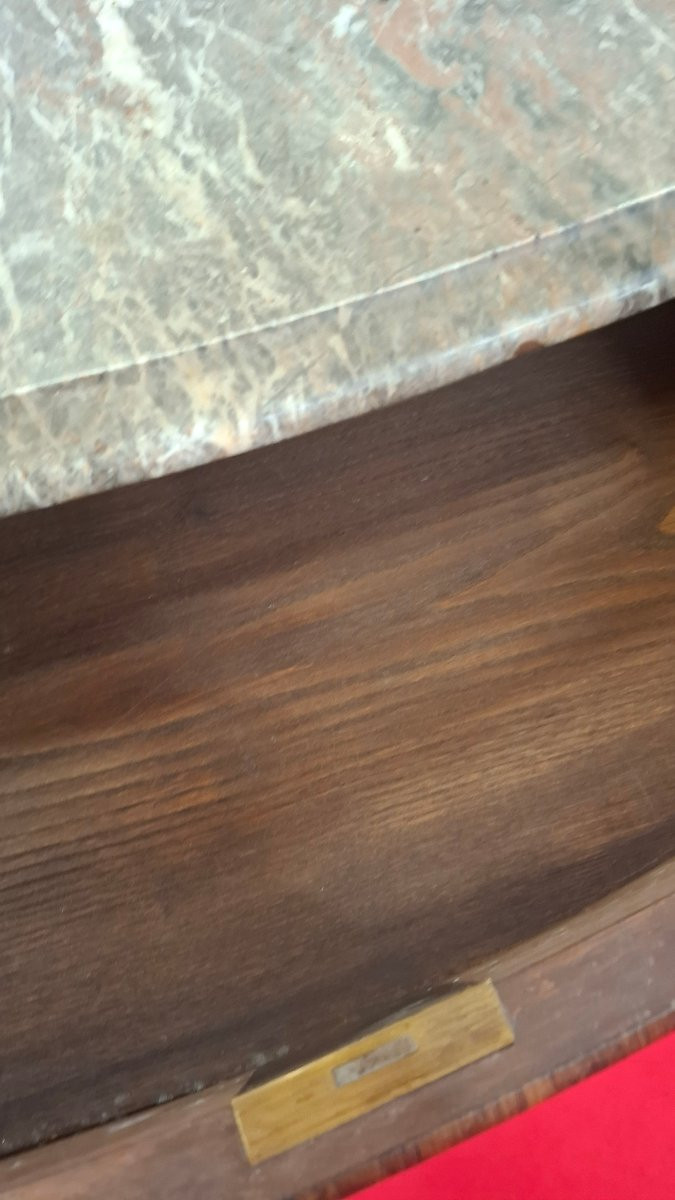 Louis XV Style Marquetry Commode -photo-5