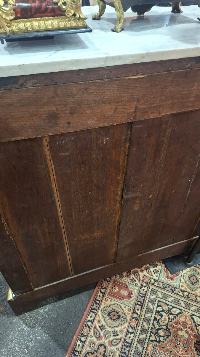 Boulle Marquetry Console Table, Napoleon III Period – Mid-19th Century-photo-4