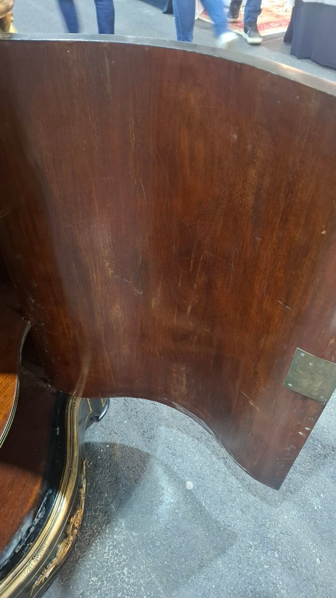 Boulle Marquetry Console Table, Napoleon III Period – Mid-19th Century-photo-5