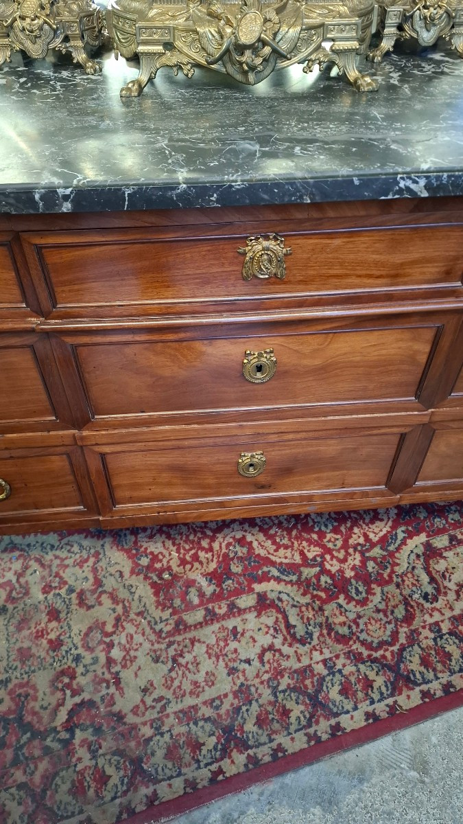 Louis XVI Commode Stamped Vassou-photo-3