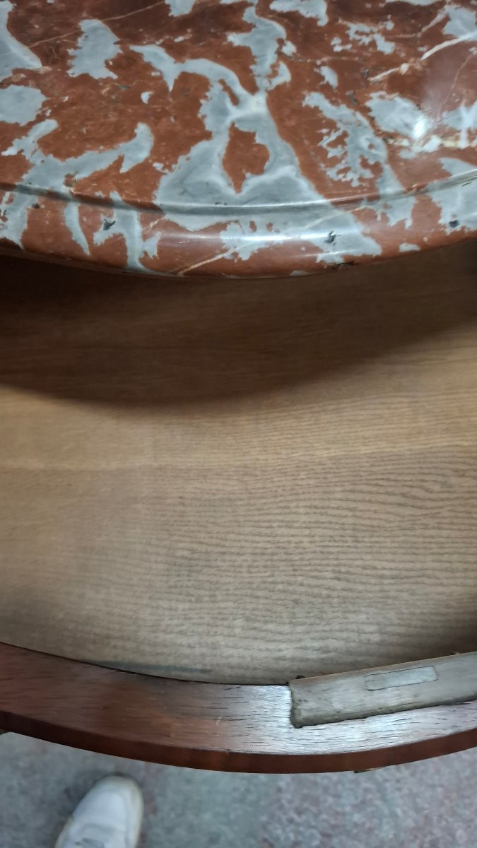 Louis XV Style Marquetry Commode -photo-2