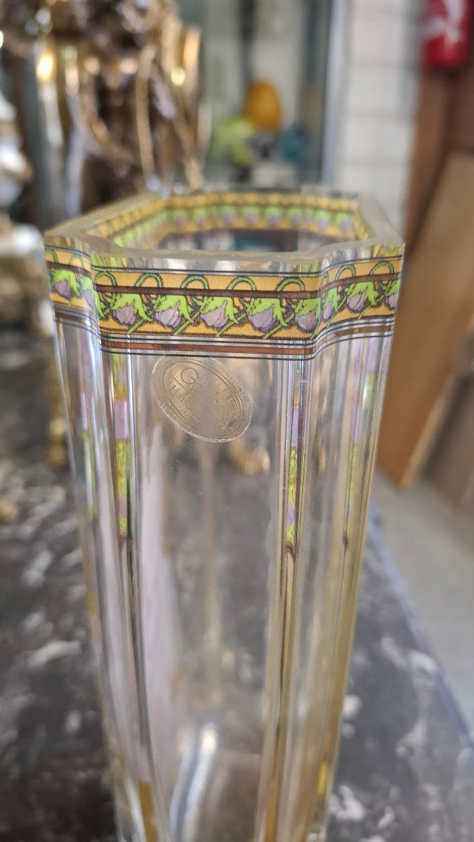 Goebel Vase Signed Mucha-photo-3