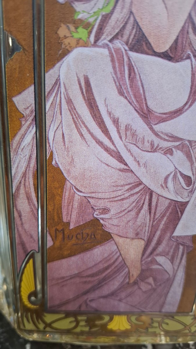 Goebel Vase Signed Mucha-photo-1