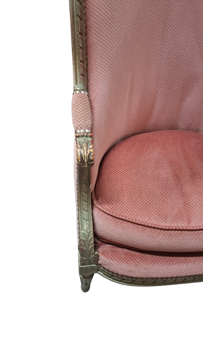 Pair Of Louis XVI Style Bergère Armchairs -photo-2