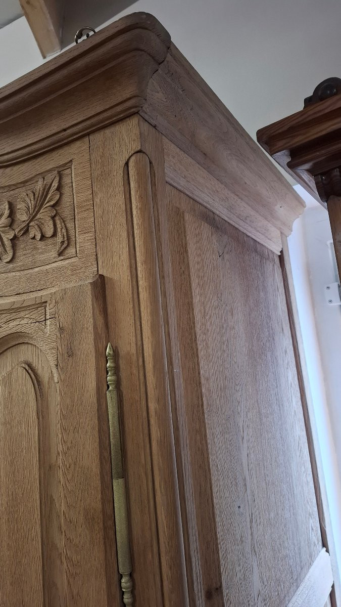 Armoire normande en chêne -photo-1