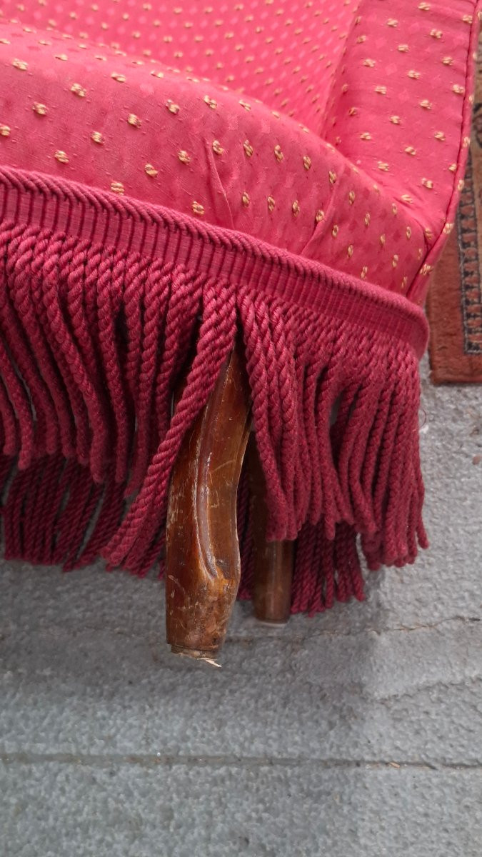 Fauteuil crapaud en parfait etat-photo-1