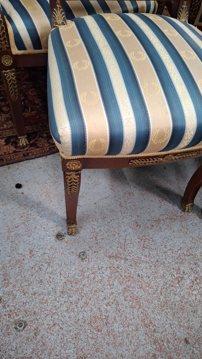 Salon empire en acajou -photo-2