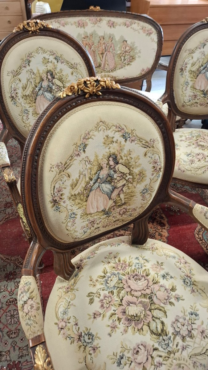 Salon de style Louis XVI-photo-4