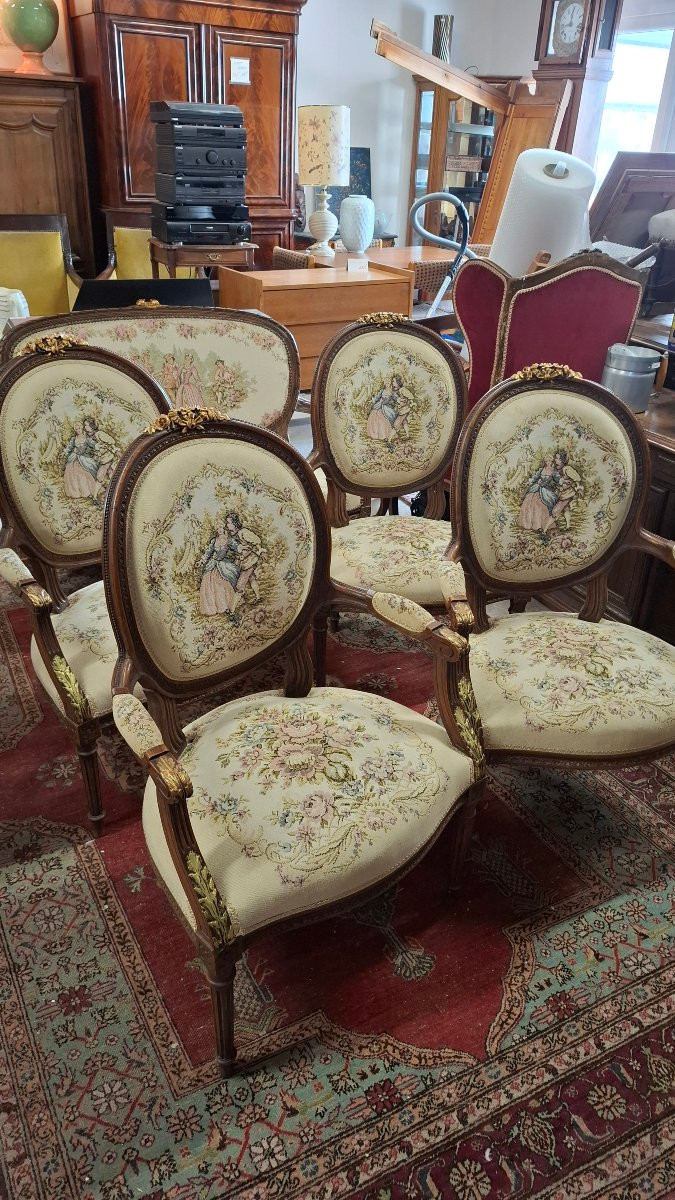 Salon de style Louis XVI-photo-5