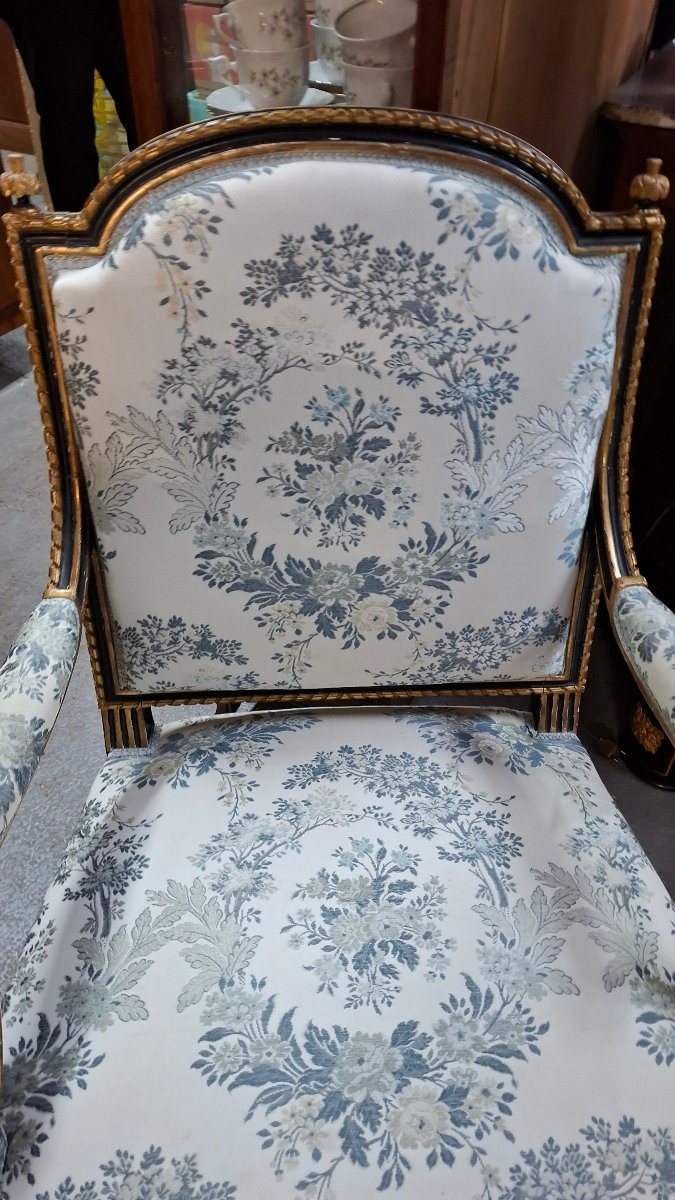 4 fauteuils époque Napoléon III -photo-3