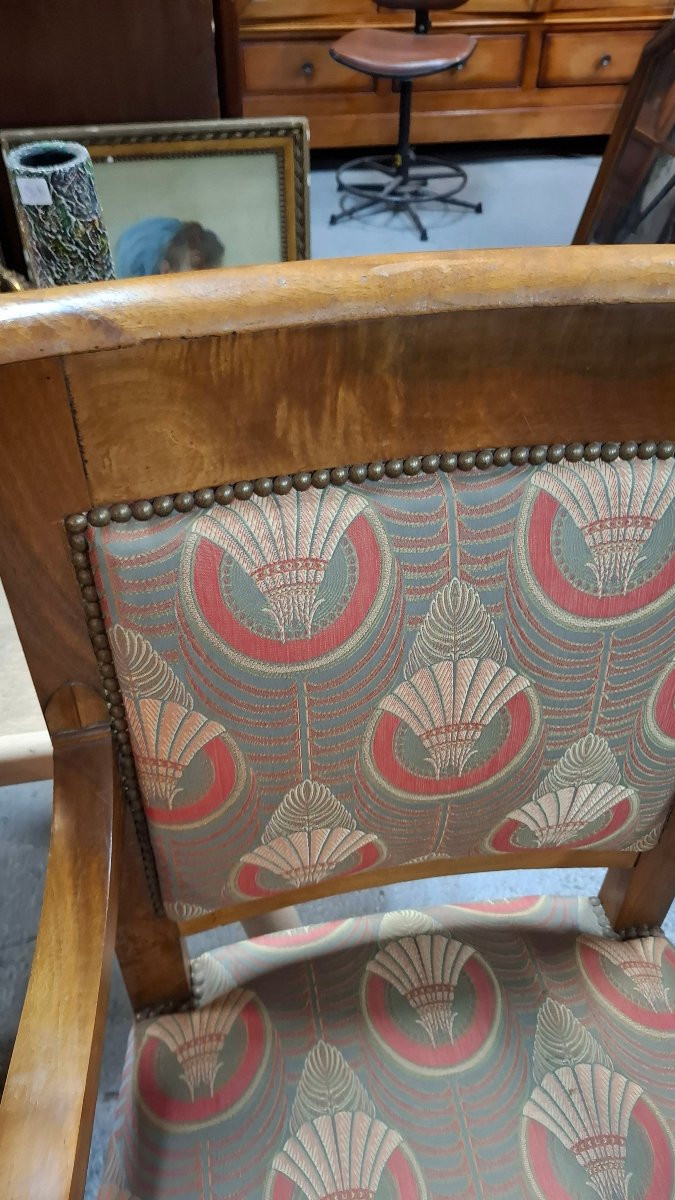 Pair Of Restoration Armchairs-photo-3