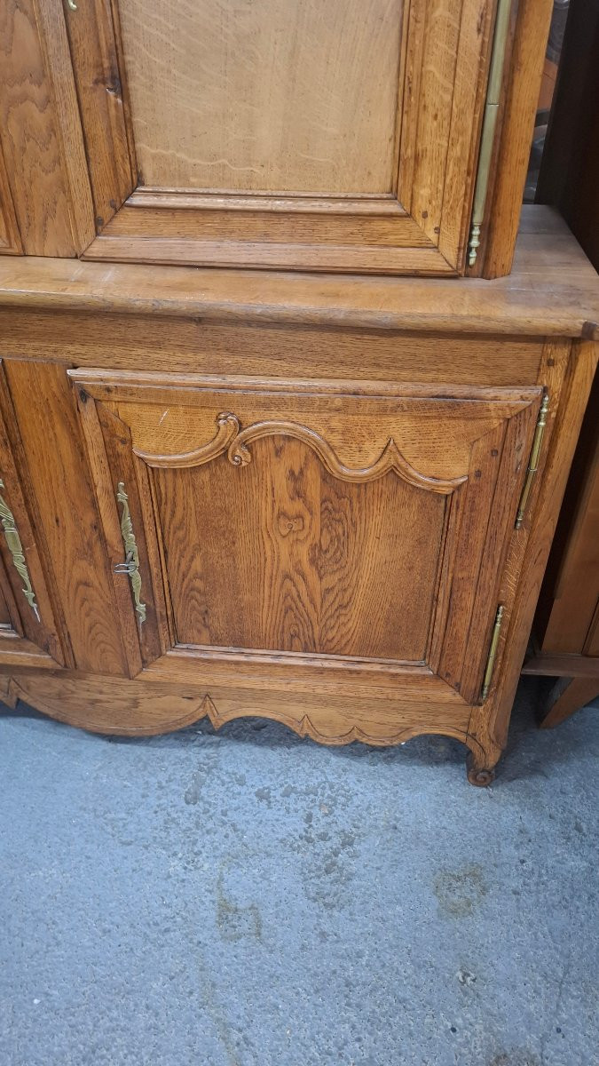 Solid Oak Double Sideboard-photo-2