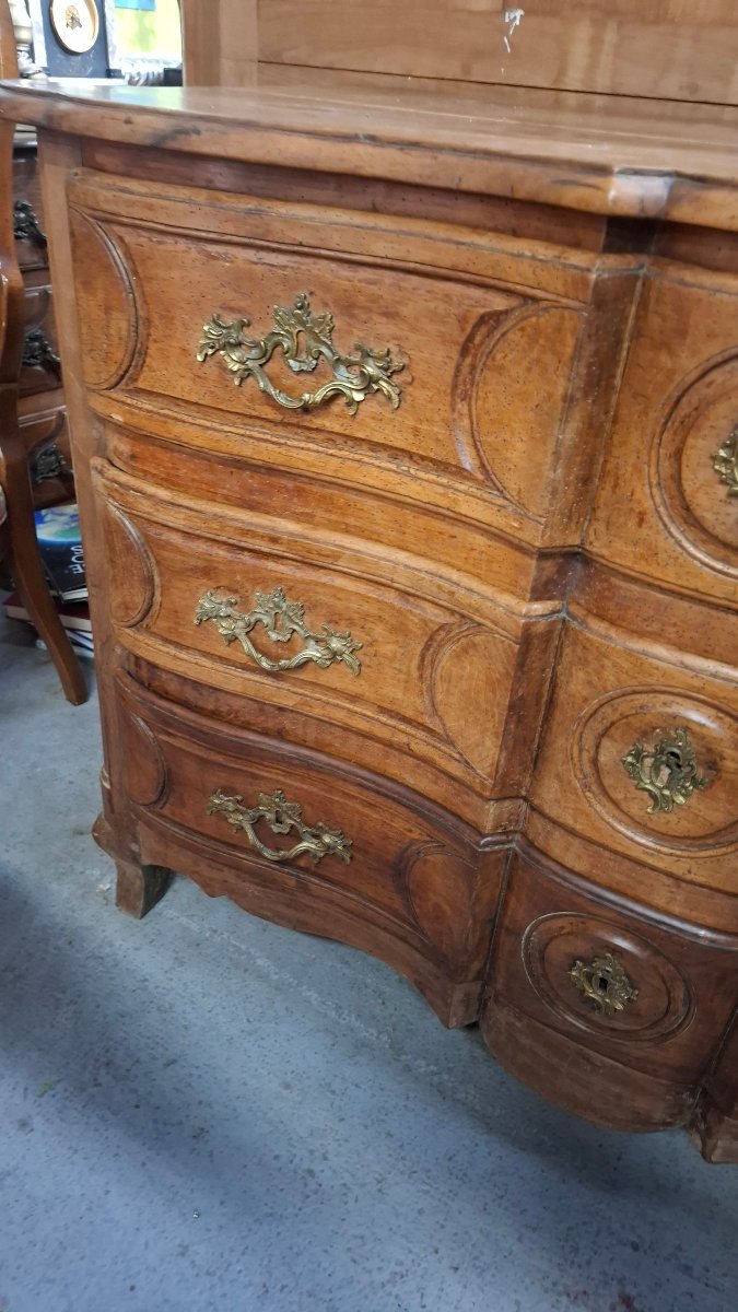 18th-century Walnut Chest Of Drawers-photo-2