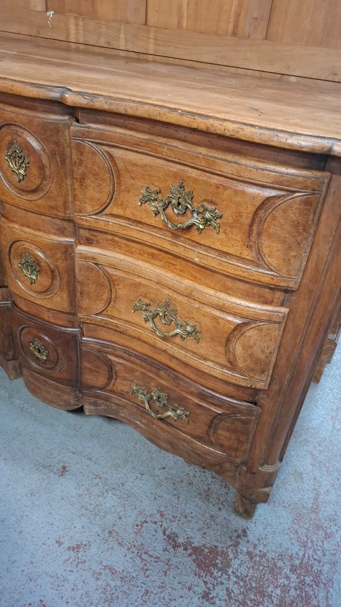 18th-century Walnut Chest Of Drawers-photo-3