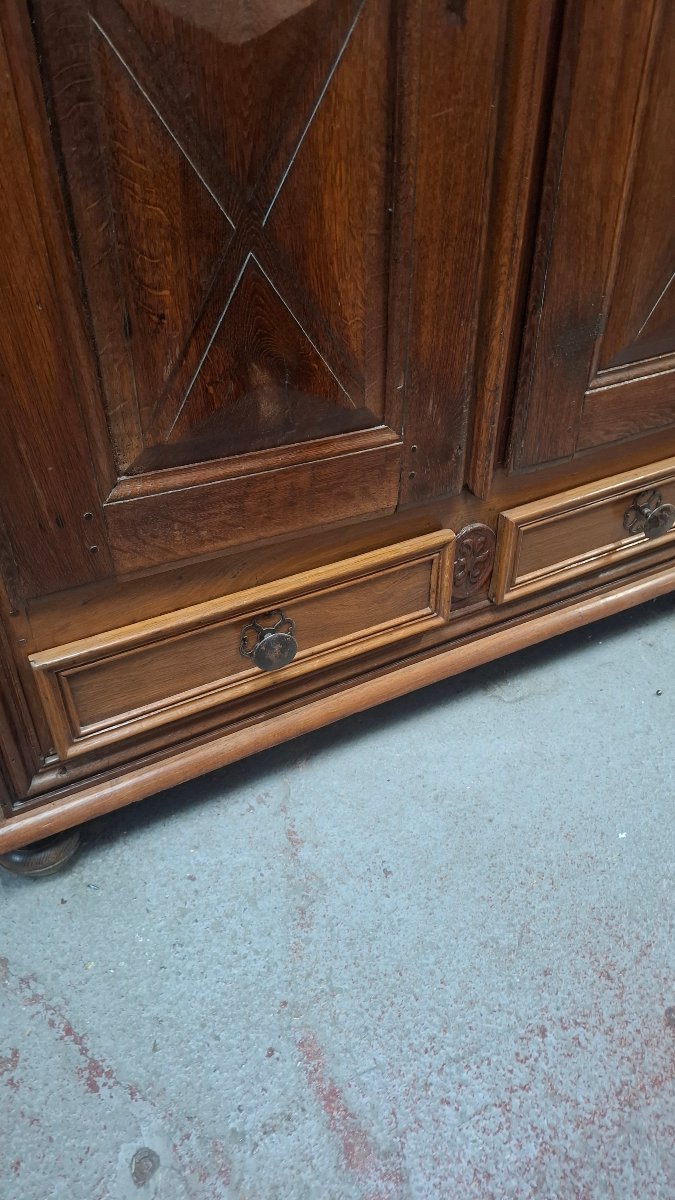 Petite armoire Louis XIII-photo-4