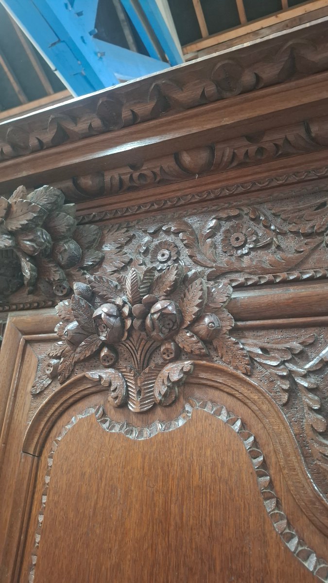 Chambre normande en chêne -photo-4