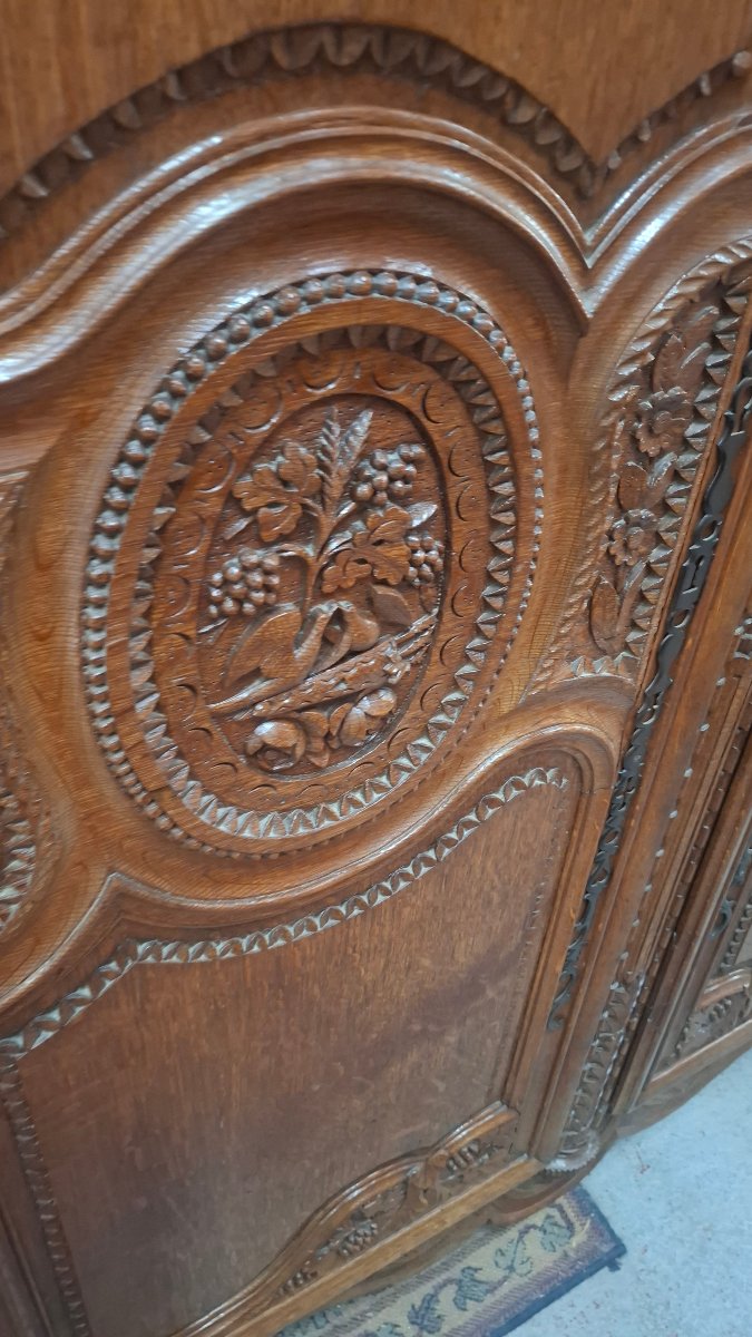 Chambre normande en chêne -photo-1