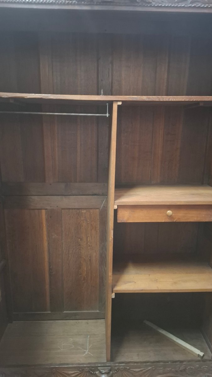 Chambre normande en chêne -photo-5