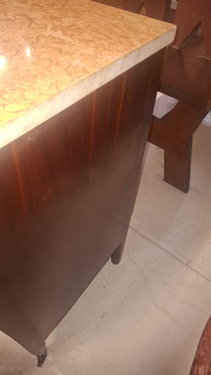Meuble d angle en marqueterie -photo-2