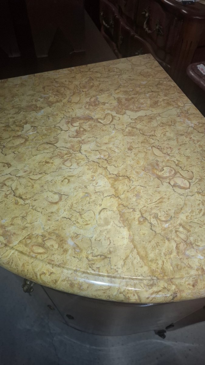 Meuble d angle en marqueterie -photo-4