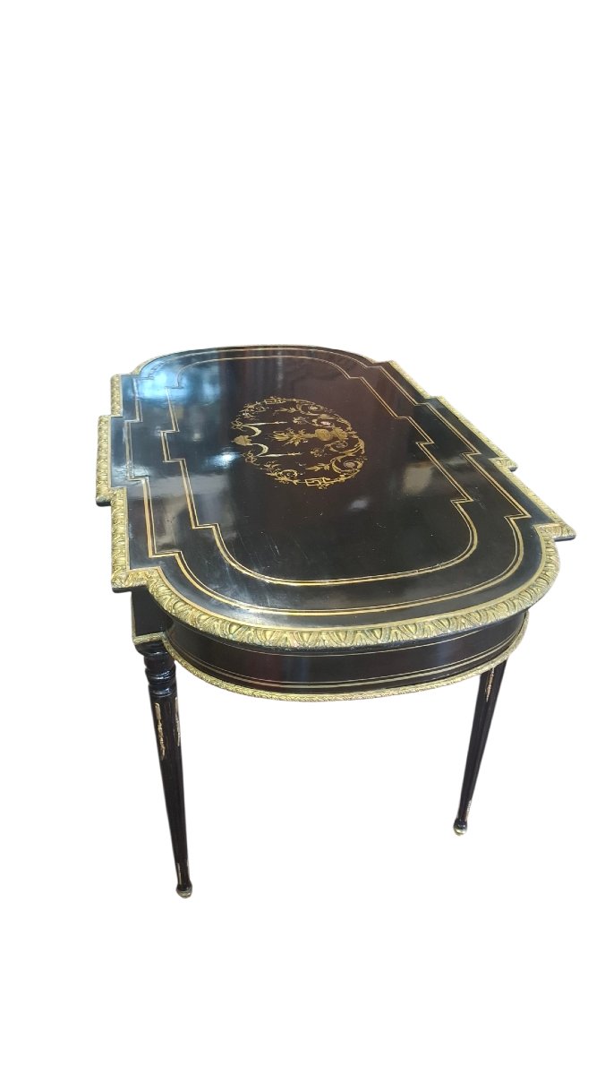 Table de milieu Boulle Napoléon III -photo-2
