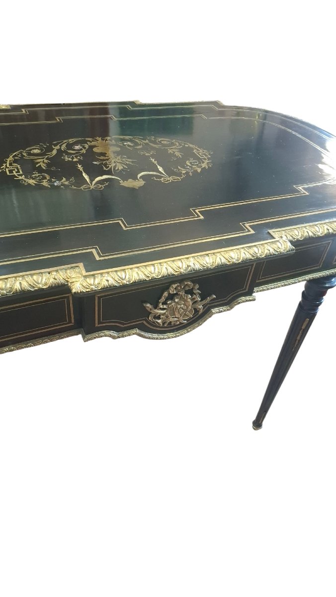 Table de milieu Boulle Napoléon III -photo-4