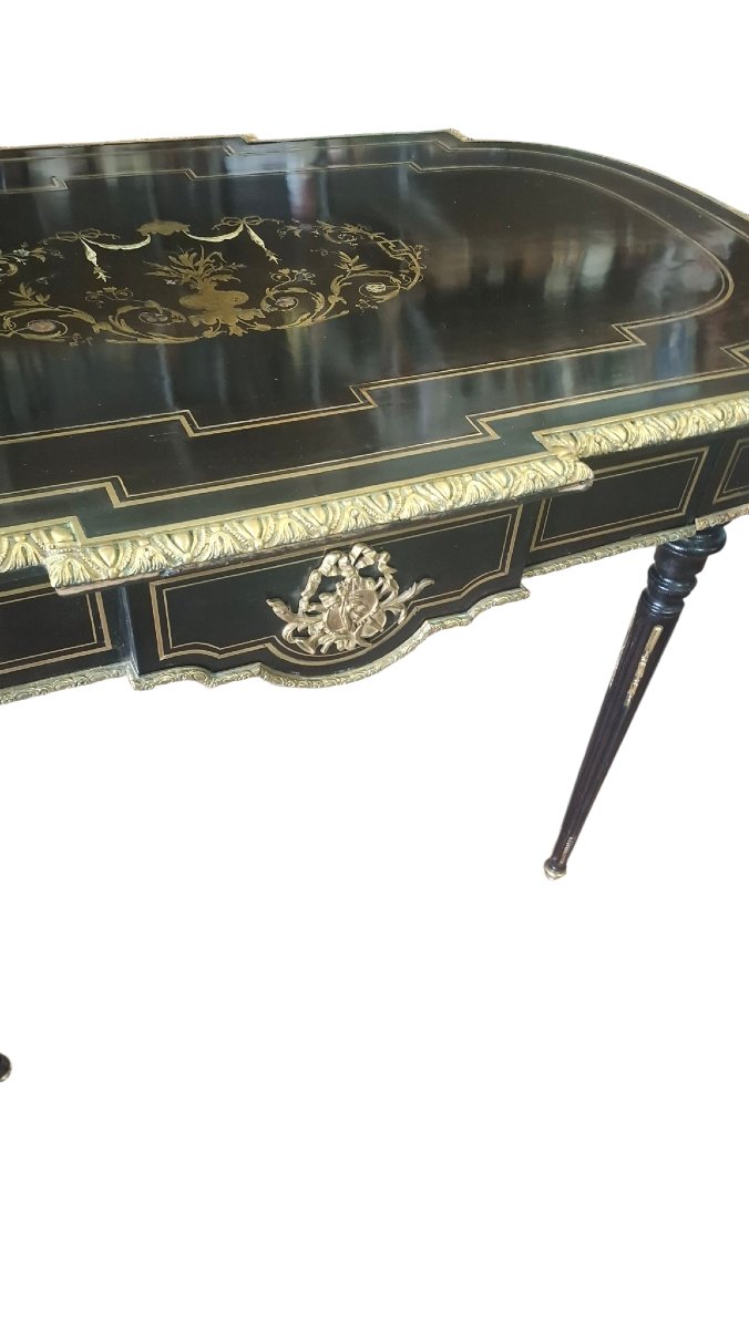 Table de milieu Boulle Napoléon III -photo-1
