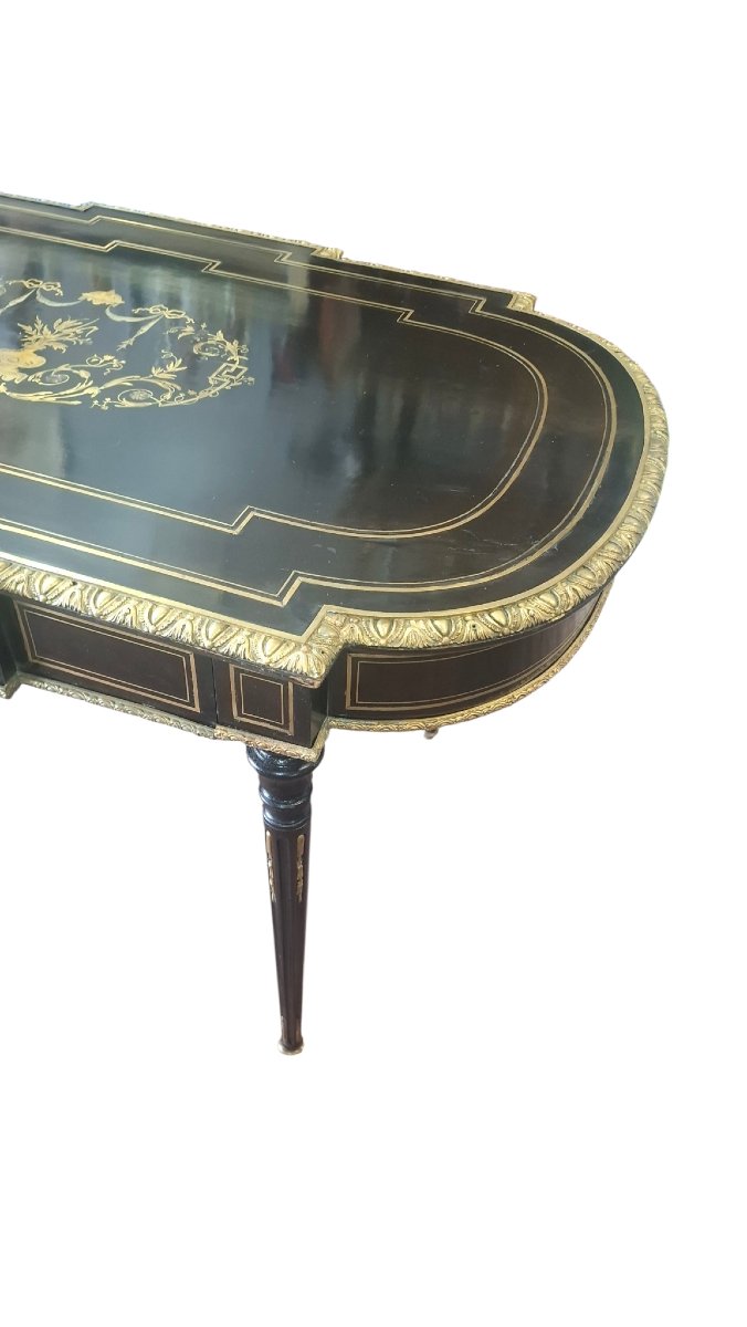 Table de milieu Boulle Napoléon III -photo-2