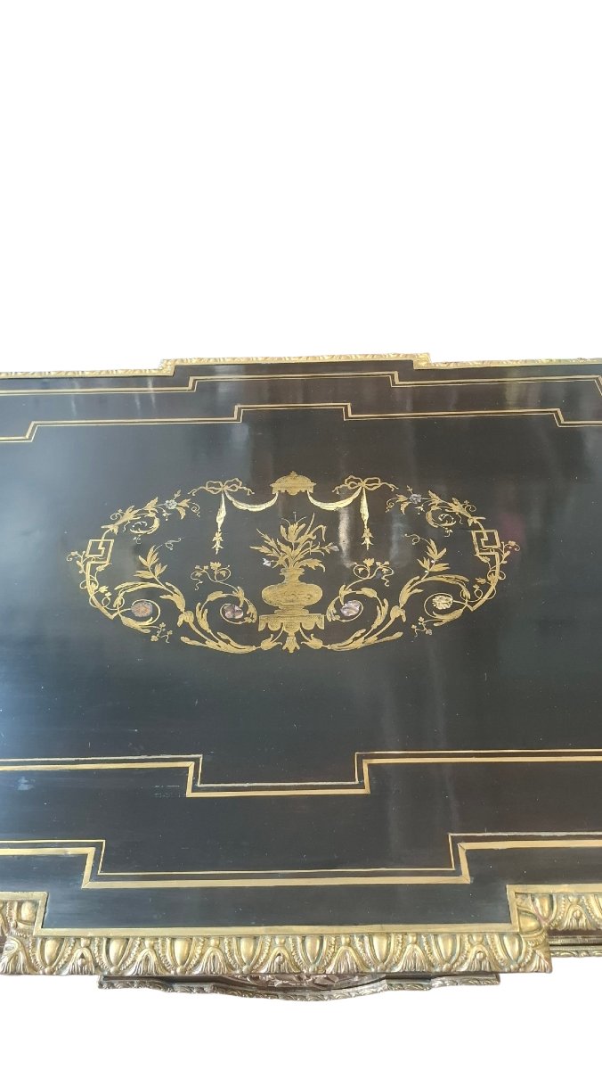Table de milieu Boulle Napoléon III -photo-3