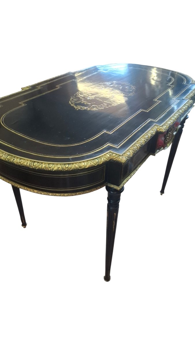 Table de milieu Boulle Napoléon III -photo-4