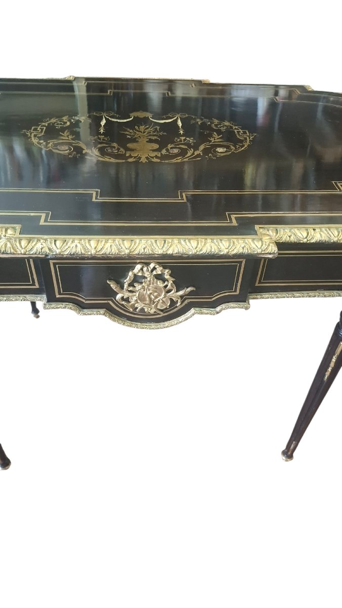 Table de milieu Boulle Napoléon III -photo-5
