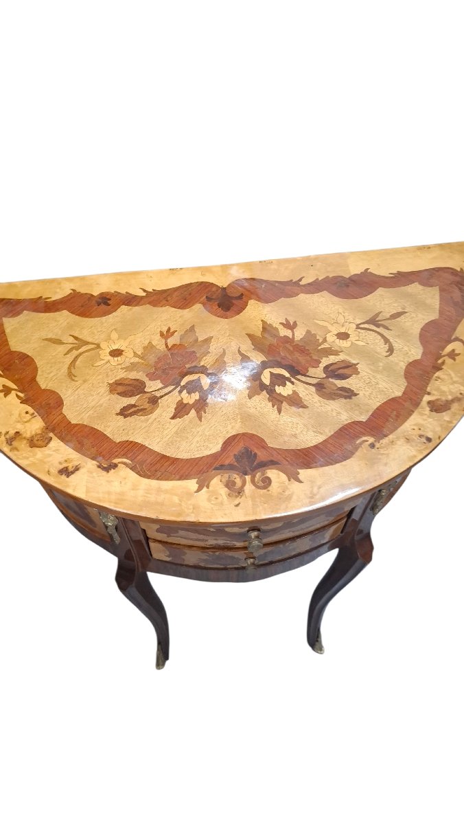 Pair Of Louis XV-style Nightstands -photo-1