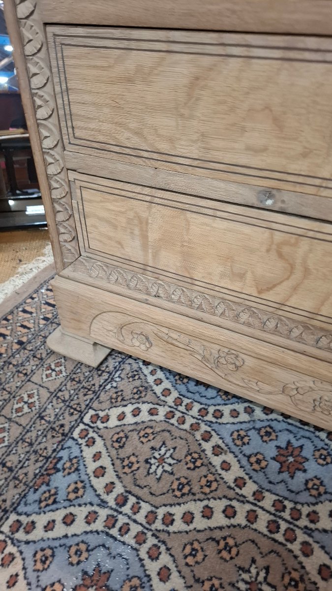 Commode époque Louis philippe chêne -photo-2