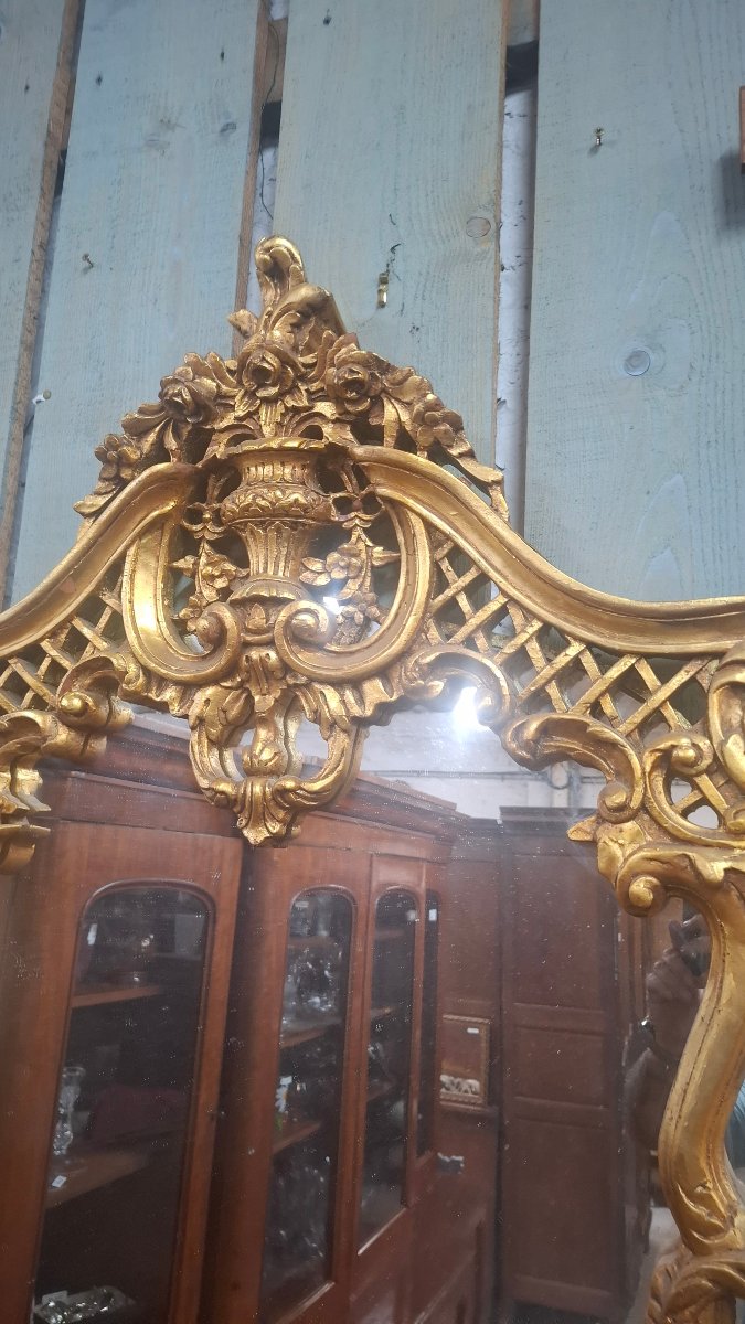 Louis XV-style Mirror And Console Set -photo-4