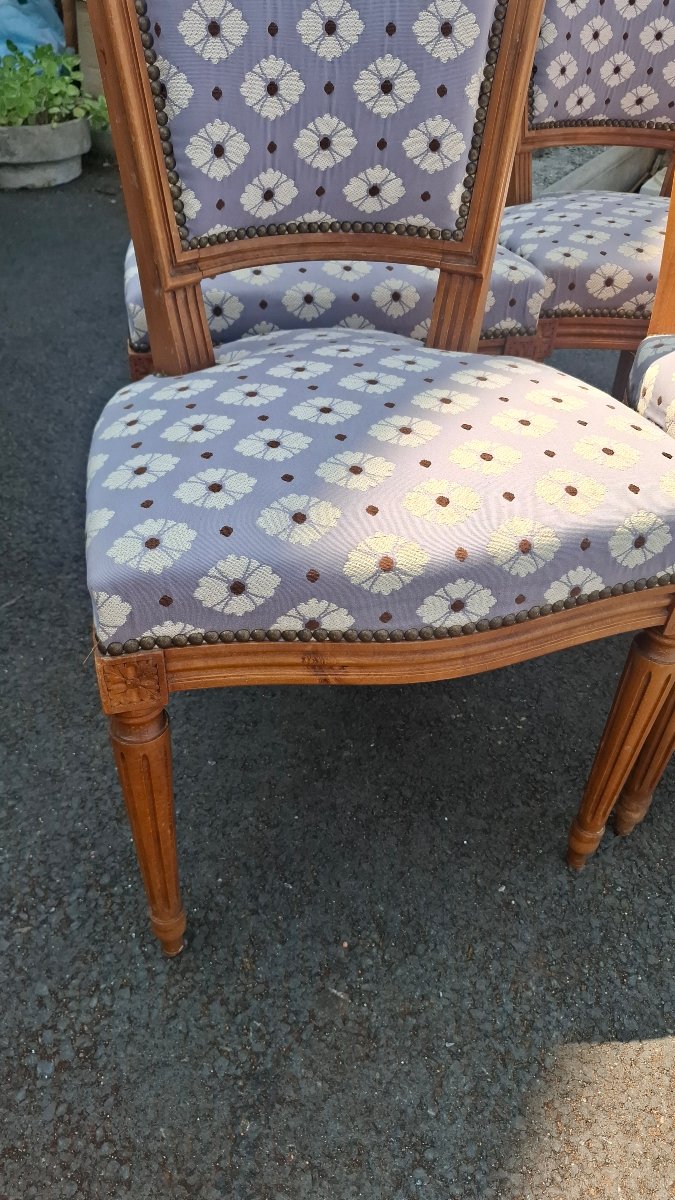 6 chaises de style Louis XVI -photo-3